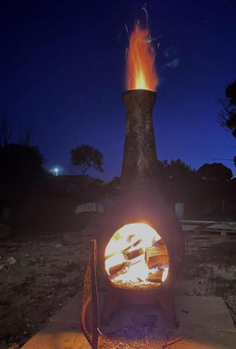 Chiminea at Alloca Beach Shack